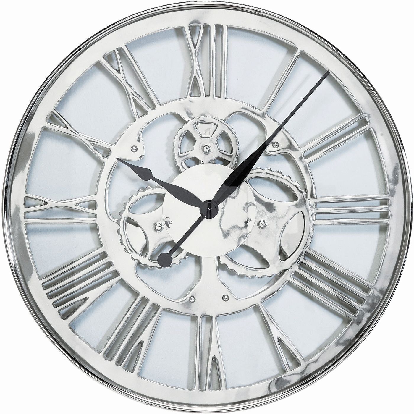 Часы настенные 60 см. Настенные часы Kare Gear. Часы Kare Design. Часы настенные металлические. Часы настенные хромированные.