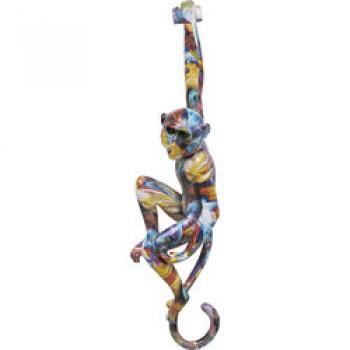 Seinakaunistus Object Hanging Ape Colorful